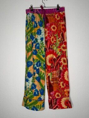 Anthropologie Cotton Modal Floral Drawstring Pajama Bottoms Multicolor Size SP